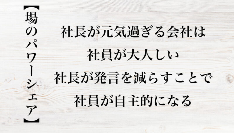 場のパワーシェア