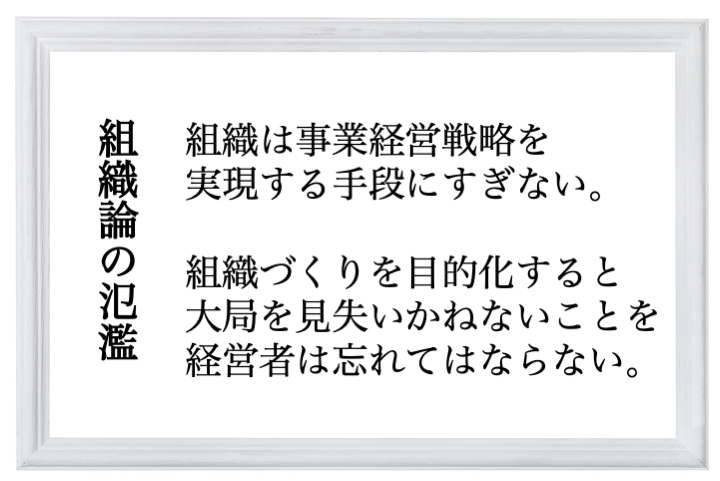 組織論の氾濫