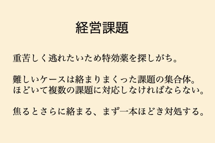経営課題